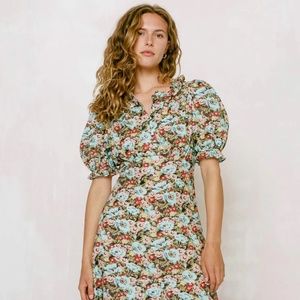 Irene Dress Matilija Blue Christy Dawn